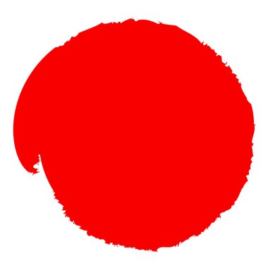 Grunge çemberi kabarcığı, lekeli vektör çizimi