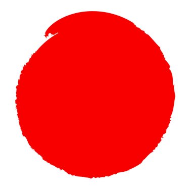 Grunge çemberi kabarcığı, lekeli vektör çizimi