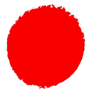 Grunge çemberi kabarcığı, lekeli vektör çizimi