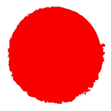 Grunge çemberi kabarcığı, lekeli vektör çizimi