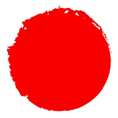 Huysuz daire damlası, lekeli vektör illüstrasyonu