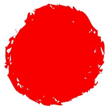 Huysuz daire damlası, lekeli vektör illüstrasyonu