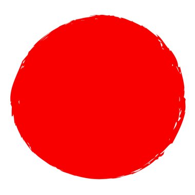 Grunge çemberi kabarcığı, lekeli vektör çizimi