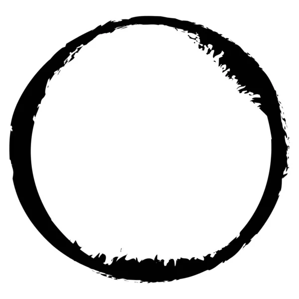 Grungy Κύκλο Blob Botch Διανυσματική Απεικόνιση — Διανυσματικό Αρχείο