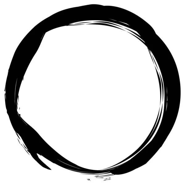 Grunge Cercle Blob Illustration Vectorielle Tache — Image vectorielle