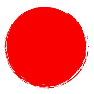 Grunge çemberi kabarcığı, lekeli vektör çizimi