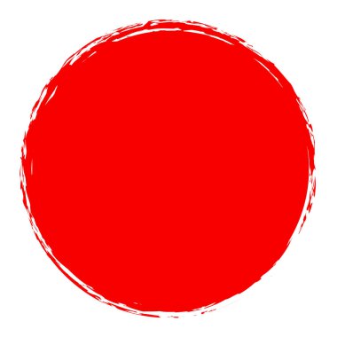 Huysuz daire damlası, lekeli vektör illüstrasyonu