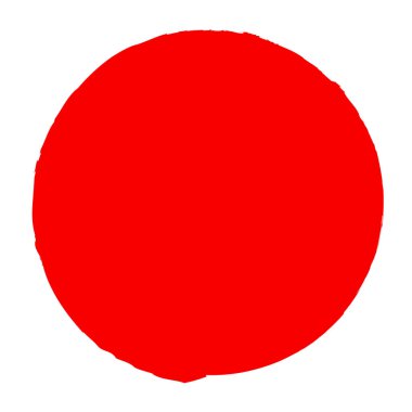 Huysuz daire damlası, lekeli vektör illüstrasyonu