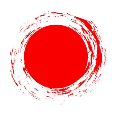 Huysuz daire damlası, lekeli vektör illüstrasyonu