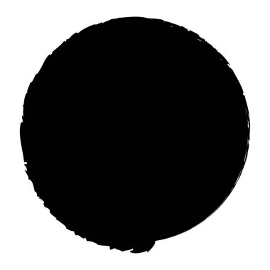 Huysuz daire damlası, lekeli vektör illüstrasyonu