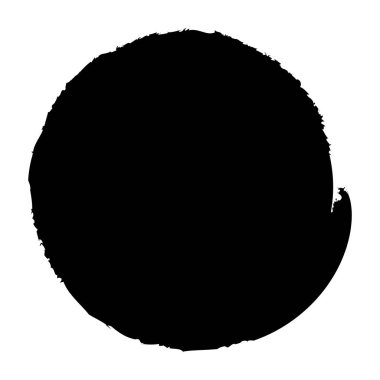 Huysuz daire damlası, lekeli vektör illüstrasyonu