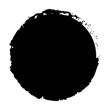 Huysuz daire damlası, lekeli vektör illüstrasyonu