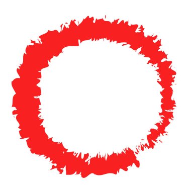 Huysuz daire damlası, lekeli vektör illüstrasyonu