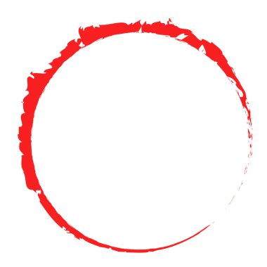 Huysuz daire damlası, lekeli vektör illüstrasyonu