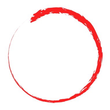 Grunge çemberi kabarcığı, lekeli vektör çizimi