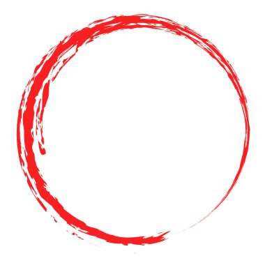 Huysuz daire damlası, lekeli vektör illüstrasyonu