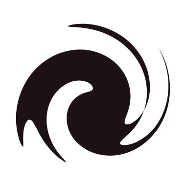 Döngüsel daire, sarmal, volta elementi. Döndürme, santrifüj ve dönme etkisiyle eş merkezli şekil. Döndürme, döndürme ve döndürme vektör illüstrasyonu