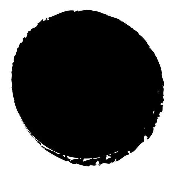 Grungy Circle Blob Blotch Vector Illustration — Stock Vector