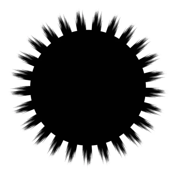 Grunge Cirkel Blob Vlek Vector Illustratie — Stockvector