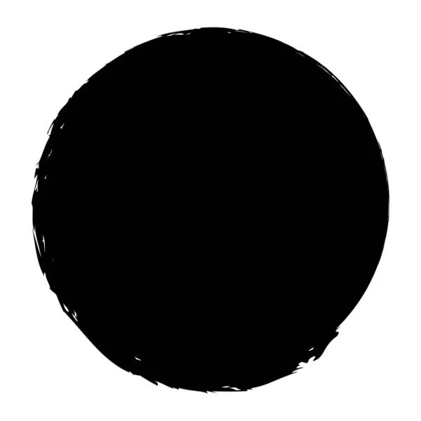 Grunge Circle Blob Blotch Vector Illustration — Stock Vector