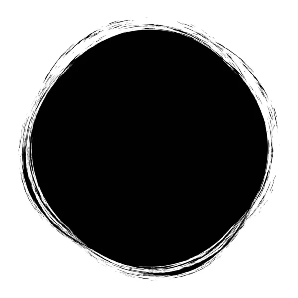 Grunge Circle Blob Blotch Vector Illustration — Stockový vektor