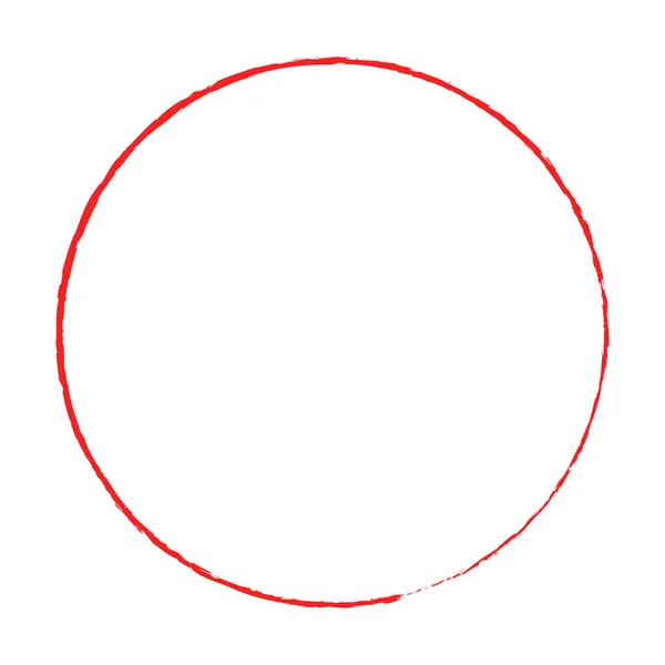Grungy Cirkel Blob Vlek Vector Illustratie — Stockvector