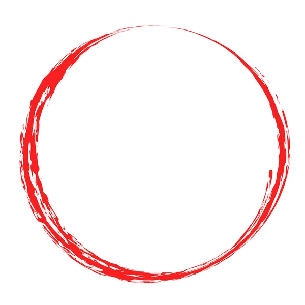 Grungy Circle Blob Blotch Vector Illustration — 图库矢量图片
