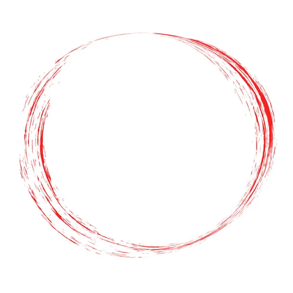 Grungy Circle Blob Fleckvektorillustration — Stockvektor