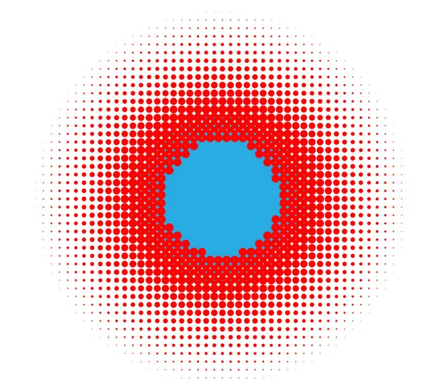 Élément Demi Ton Illustration Vectorielle Des Points Cercles Mouchetures Taches — Image vectorielle
