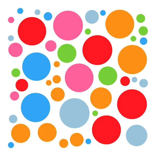 Random Dots Circles Speckles Vector Illustration Graphics Clip Art — Stock Vector