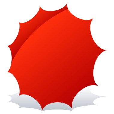 Yıldız patlaması, boş ve boş uzayda güneş patlaması. Fiyat etiketi, etiket. Rozet simgesi. Promosyon, reklam, pazarlama ve satış temaları