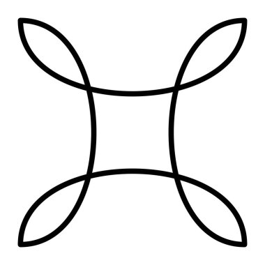 Soyut motif, mandala şekil tasarım elementleri