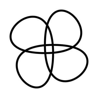 Soyut motif, mandala şekil tasarım elementleri