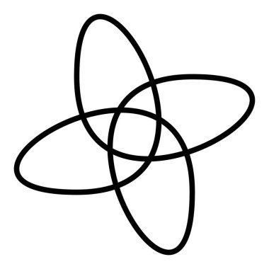 Soyut motif, mandala şekil tasarım elementleri