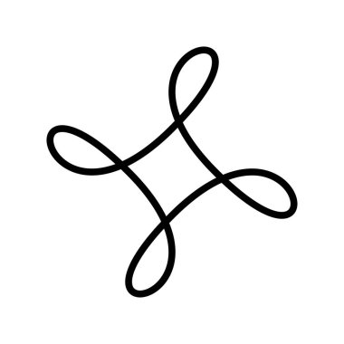 Soyut motif, mandala şekil tasarım elementleri