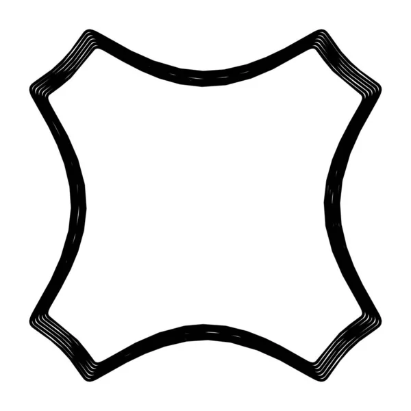 Geometrická Mandala Radiální Kruhová Ikona Motivu Symbol Vyzařující Tvar Logo — Stockový vektor
