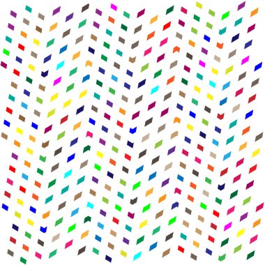 Mozaik olarak düzenlenmiş rastgele şekiller, tesselleme şablonu. Renkli, canlı Vektör tasarım elementi. Karışık, karışık, karışık konsept vektör çizimi