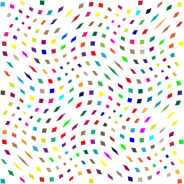 Mozaik olarak düzenlenmiş rastgele şekiller, tesselleme şablonu. Renkli, canlı Vektör tasarım elementi. Karışık, karışık, karışık konsept vektör çizimi