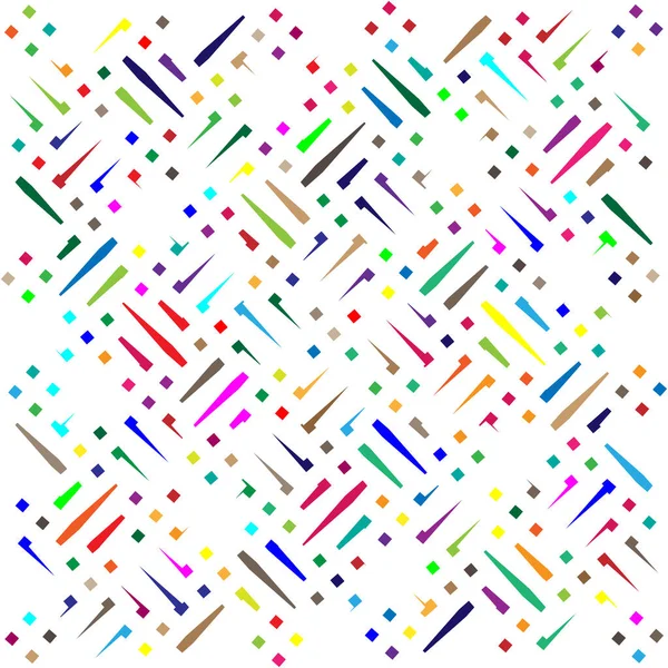 ランダムな形のモザイクとして配置し パターンをテッセリング カラフルで活気のあるベクトルデザイン要素 マッシュ ジャンブル 長方形の概念図 — ストックベクタ