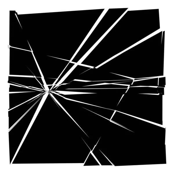 Разбитые Сломанные Сломанные Геометрические Квадраты Взрыв Эффект Взрыва Разбитая Векторная — стоковый вектор