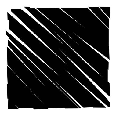 Parçalanmış, kırılmış, geometrik kare kırılmış. Patlama, patlama etkisi. Kırık cam vektör çizimi