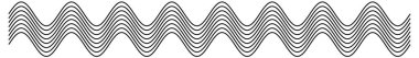 Zig-zag, criss-cross serrated lines element. Pointy, jagged, and jaggy stripes clipart
