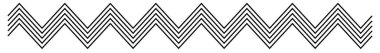 Zig-zag, çapraz tırtıklı çizgi elementi. Sivri, pürüzlü ve sivri çizgili.