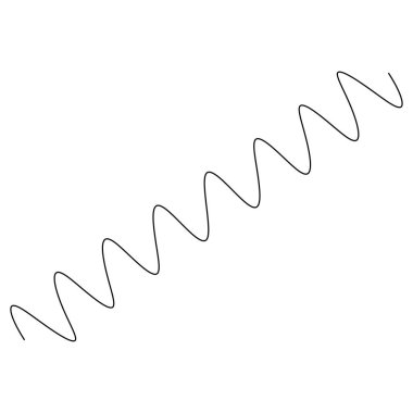 Dalgalanma, dalgalanan çizgiler soyut tasarım öğesi. vektör illüstrasyonu