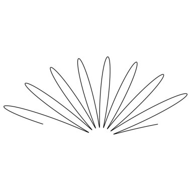 Dalgalanma, dalgalanan çizgiler soyut tasarım öğesi. vektör illüstrasyonu