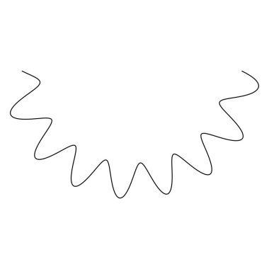 Dalgalanma, dalgalanan çizgiler soyut tasarım öğesi. vektör illüstrasyonu