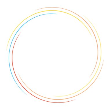 Spiral, girdap, girdap elemanı vektör illüstrasyonu. Koklear, sarmal ve volta