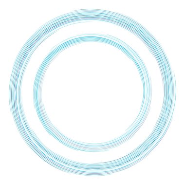 Spiral, girdap, girdap elemanı vektör illüstrasyonu. Koklear, sarmal ve volta