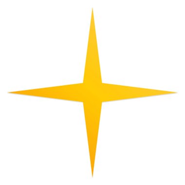 Yıldız patlaması, güneş patlaması şekli. Soyut parıltı, ışıltı, ışıltı şekli, element. Radikal, ışıl ışıl klip- art