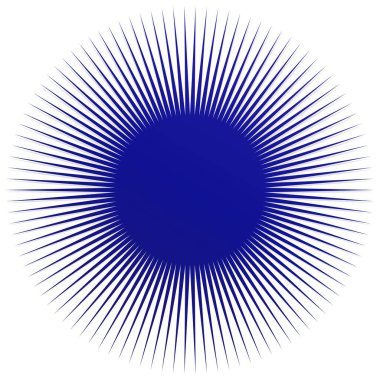 Yıldız patlaması, güneş patlaması şekli. Soyut parıltı, ışıltı, ışıltı şekli, element. Radikal, ışıl ışıl klip- art